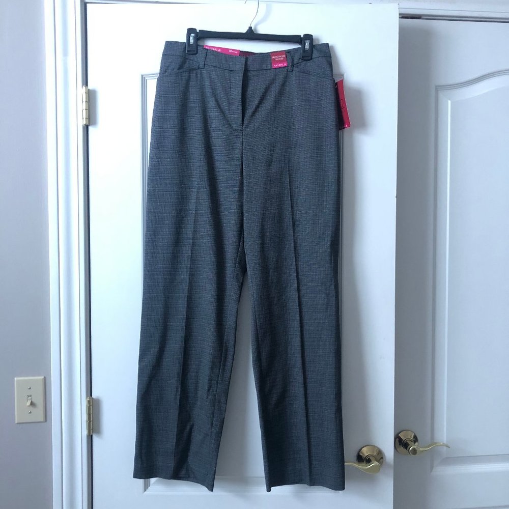 Misses Dress Pants - Black/tweed